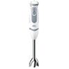 Braun MultiQuick5 Vario MQ5235WH, 5 ANNI DI ASSISTENZA, Minipimer Frullatore ad Immersione, 21 velocità, Dotato di tritatutto da 500ml, frusta a filo e Bicchiere da 600ml, Potenza 1000W, bianco/grigio