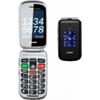 Brondi Amico Supervoice Nero/Argento Telefono Cellulare Senior