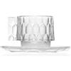 Kartell Jellies Family Set da Caffè, 4 pezzi, Cristallo