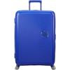 American Tourister Soundbox - Valigia Grande Rigida, 77 cm - Trolley con 4 Ruote, Serratura TSA, Espandibile & Leggera, 97/110L, (Cobalt Blue)