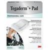 3M Tegaderm Pad Cerotto 6x10 cm - Medicazione Sterile Impermeabile con Tampone Assorbente (5 Pezzi)