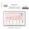 Melissa Professional Melissa Kit Punte Fresa Manicure 6 Pezzi - Accessori Professionali per Micromotore Elettrico, Ricostruzione Unghie, Gel e Semipermanente - Punta per Nail Art e Pedicure