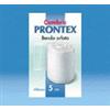 Prontex Benda Cambric 10cm - Benda Orlata in Puro Cotone per Bendaggi Resistenti