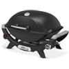 Weber Q2100N Barbecue a Gas, Superficie Grill 53 x 38 cm, Barbecue Portatile, 1 bruciatore, Coperchio Alto, griglia in ghisa Smaltata in Porcellana a 2 sezioni - Nero (1501082)