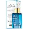 GOLD COLLAGEN Hydra Essence - Siero Viso Acido Ialuronico e Vitamina B5, Skincare Idratante Rimpolpante Riparatrice per Pelle Liscia, Siero Giorno Antirughe e Linee Sottili, 30 ml