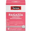 SWISSE Ultivit- Multivitaminico Ragazza con Zinco e Vitamine per Riduzione Stanchezza e Supporto Sistema Immunitario, Integratori con Ferro per Mantenere Funzione Cognitiva, Made in Italy 60 Compresse