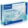 VIRBAC Srl Effipro Spot-On 4 Pipette Antiparassitarie per Gatto