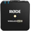 RØDE Wireless GO II TX Trasmettitore Wireless Ultra-compatto, Microfono Incorporato, Registrazione On-board e fino a 200m di Portata per Produzione Cinematografica, Interviste e Creazione di Contenuti