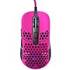 Xtrfy M42 RGB, Mouse da Gioco Con Filo Ultraleggero, Sensore Pixart 3389 all'Avanguardia, Alloggiamento Modulare (sono incluse 2 Misure), Illuminazione RGB regolabile, Pink Edition
