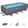 Bestway Piscina APX 365 Rettangolare 549x274x132 cm - Capacità 16.477L, Materiale Tritech, Tecnologia Polar-Shield