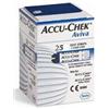 Accu-Chek Aviva - Striscia reattiva per misurazione glicemia, 25 pezzi, con ampia zona di aspirazione Y-Easy Fill