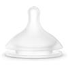 SUAVINEX Nuovo Pack 2 Tettarelle Fisiologiche SX Pro in Silicone Flusso Medio (M) Per Latte, Succo o Acqua Tettarella +3 Mesi. Con Sistema Anticolico, 2 pezzi, Trasparente