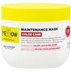Yellow Professional Color Care Mask 300ml - Maschera Nutriente per Capelli Colorati con Rapanello Bianco, Magnolia e Rosmarino
