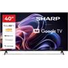 Sharp Smart TV 40 Pollici LED FHD con Google TV - Modello 40HF2265E