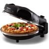 Ariete Forno Pizza Nero (0917/00) Piastra In Pietra Refrattaria 5 Livelli Cottura 1200W