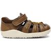 Bobux Step Up Summit - Primi passi - Sandali per bambini - sandali per bambini con lacci (Caramel + Toffee, Sistema Taglie Calzature EU, Bimbo (0-5 anni), Numero, Media, 19)