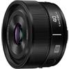 Panasonic LUMIX S-S40E-K Obiettivo 40mm F2 L-Mount, obiettivo fisso full frame compatto e leggero per viaggi, street photography e uso quotidiano, resistente a polvere, schizzi e gelo