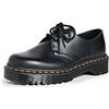 Dr. Martens 1461 Scarpe Stringate Uomo in Pelle Liscia Nere - Taglia 38 EU