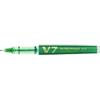 Pilot V7 Begreen - Penna roller ricaricabile verde, inchiostro liquido, punta 0,7 mm