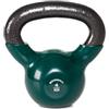 BOOMFIT Ghiria Kettlebell 4-30kg in Ghisa e Vinile | Pesi Palestra per Allenamento Funzionale e Cross Training | Pesa Russa Professionale per Swing e Squat | Attrezzatura Home Gym (Verde, 4 Kg)