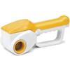 10ELED Grattugia Elettrica Ricaricabile per Formaggio, 2 Lame in Acciaio Inox, Batteria 800mAh, 12W, HM-6112R (GIALLO)