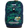 ergobag zaino scolastico flex FireBear Dragon - Verde | Zaino ergonomico impermeabile per la scuola elementare da 23 litri, ideale per bambine e bambini e per l'uso quotidiano