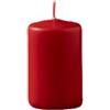 Cereria Di Giorgio - 16 Candele Cero - Diametro 4 cm Altezza 5 cm - Colore Rosso - Durata 7 ore - Non profumate