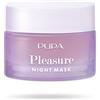 Pupa Maschera Labbra Pleasure Night Mask con Vitamina E e Burro Di Karité - Ripara e Nutre le Labbra mentre Dormi, 99% Ingredienti Naturali (Goloso Aroma di Mirtillo)