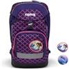 ergobag prime zaino scolastico elementare per bambini, idrorepellente, ergonomico, 20 litro, 1100g Pearl DiveBear - Lilla