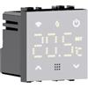 IXTRIMA termostato da incasso modulo programmabile 2P 240V display touch retroilluminato colore bianco compatibile su supporti Bticino Living