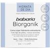 Babaria - Crema Viso Giorno Biorganik | Crema Idratante Viso con Acido Ialuronico | Antirughe e Antiossidante | Vegana e Plastic Free | Ingredienti Naturali | 50ml