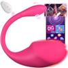 Cacuola Ovetto Vibrante Donna Telecomando a Distanza APP Sex Toys, 10 Modalità | AI-Sync Vibratore Silenzioso Sexytoysys Coppia Vibratoreper Donna Professionale Wireless Sex Toy, Giochi Erotiici per Coppie