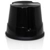 hjh OFFICE TIO-S 830003 - Sgabello in plastica con base di elefante, certificato T?V, altezza 30 cm, portata fino a 150 kg, con ruote, colore: Nero