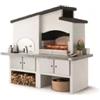 Palazzetti Barbecue a carbonella in cemento palazzetti new zealand 2 204x95x187 cm