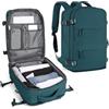 SZLX Zaino Ryanair 40x30x20 Sottovuoto con pompa Zaino da Viaggio 40x30x20 Ryanair Wizzair Bagaglio a Mano 40x20x25 Donna da impermeabile Zaino Casual Laptop da 14 Pollici con Scomparto per Scarpe