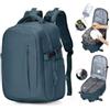 SZLX Zaino Ryanair 40x30x20 Sottovuoto con Pompa Bagaglio a Mano con porta scarpe Wizzair Zaino da Viaggio 40x20x25 Borse da Cabina per Easyjet 45x36x20 Borsa da Viaggio Porta PC 14 Pollici Donna Uomo