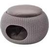 Keter Cuccia chiusa per gatti e cani di taglia piccola keter cozy chiusa a 2 ripiani in resina beige 57x58x24 cm