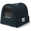 Lettiera e trasportino per gatti keter cat litter box in polipropilene colore antracite, 51x39x39 cm