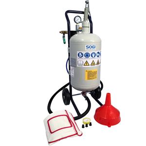 SOGI Sabbiatrice professionale portatile per esterni restauri sverniciature multisuperficie SOGI SP-5