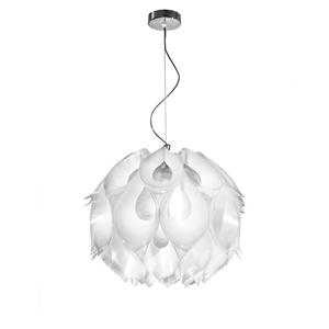 SLAMP Lampada a Sospensione Flora Small - Design Ispirato alla Natura, Colore Bianco