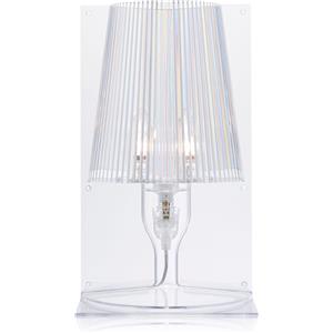Kartell Take - Lampada da Tavolo in Policarbonato Cristallo, Design Ferruccio Laviani, 18.5x19x31 cm