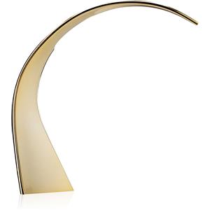 KARTELL Lampada da Tavolo Taj Mini in Plastica Metallizzata Oro e Cromata - Design Scultoreo