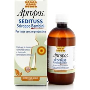 Apropos Sedituss Sciroppo Bambini 210 g - Calma la Tosse e Idrata le Vie Aeree