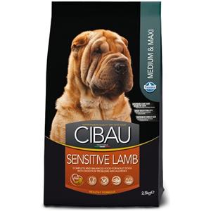 Cibau adult medium & maxi sensitive agnello 2,5 kg