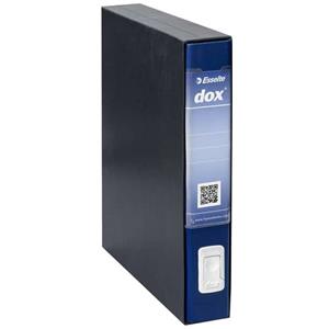 Dox Registratore a leva Dox 4 blu 5 cm dorso - Formato commerciale 23x30 cm