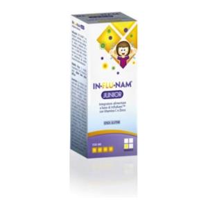 NAMED Influnam Junior Sciroppo 150 ml - Integratore per Bambini con Betaglucano, Zinco e Vitamina C