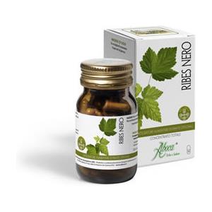 Aboca Ribes Nero Concentrato Totale - Integratore Drenante 50 Opercoli per il Benessere di Naso e Gola