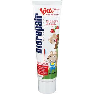Biorepair Dentifricio Junior 0-6 anni con Estratto di Fragola, 50 ml
