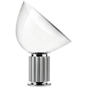 Flos Taccia Lampada da Tavolo LED in Alluminio e PMMA, Dimmerabile, Altezza 54 cm
