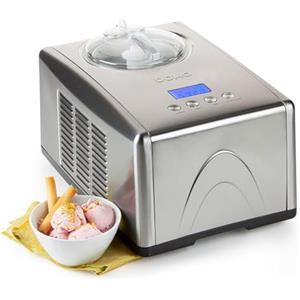 DOMO DO9066I DO9066I-Macchina per Il Gelato, 150 W, 44 Decibel, Acciaio Inox 18/8 plastica, Giallo